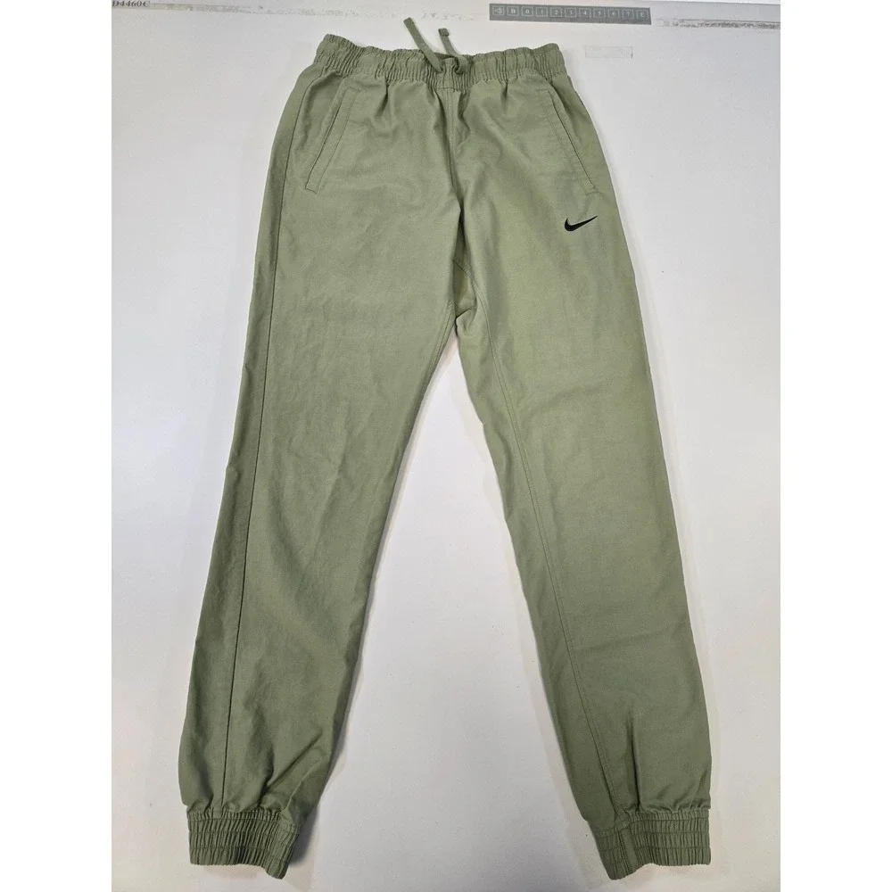 Nike Vintage 80's Sportswear Woven Joggers Sage Green Olive Pants Womens Small